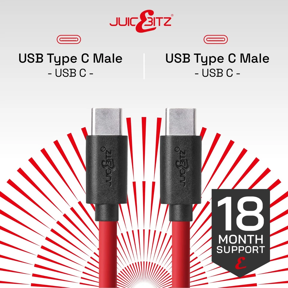 Heavy Duty USB C Type C 60W Fast Charger Cable USB Data Transfer Sync Lead 2m 3m - Image 2 of 4