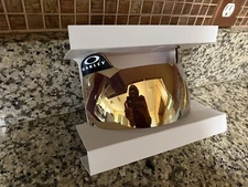 Oakley SpeedFlex Football Helmet Visor NFL Eye Shield Adult Gold Mirror VR-2