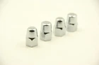 Bicycle Bike Acorn Axle Nuts Hub Nuts 3/8 x 26tpi Chrome 4pc