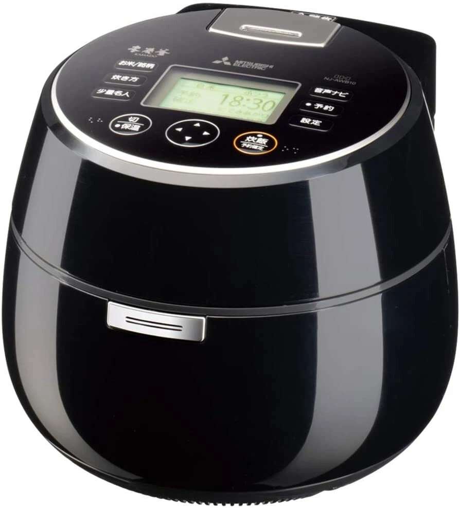 MITSUBISHI ELECTRIC IH Rice Cooker 5.5cups KAMADO NJ AWB10 B Black