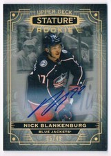 2022-23 UPPER DECK STATURE ROOKIE AUTOGRAPHS PHOTO VARIANT NICK BLANKENBURG