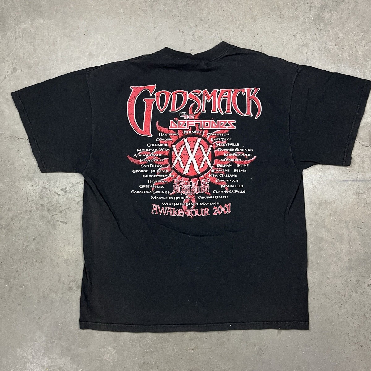 ミュージシャン GOD ONLY KNOWS BACK LOGO PRINT T-SHIRT M God Only Knows Beach Boys Lyrics Pet Sounds Shirt T-Shirt