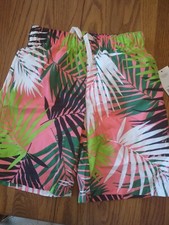Palm Leaven Boys Size 8 Swim Shorts