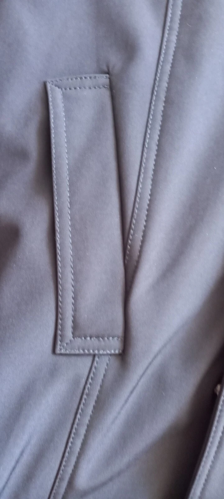 Cappotto MICHAEL KORS taglia S nero fodera pelliccia sintetica chiusura zip cintura cappuccio nascosto