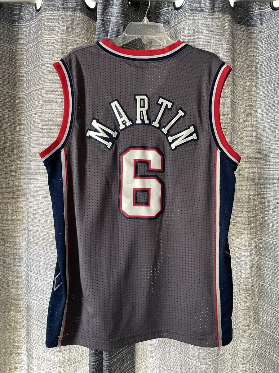 Kenyon Martin #6 New Jersey Nets Reebok Team Apparel Men's Jersey