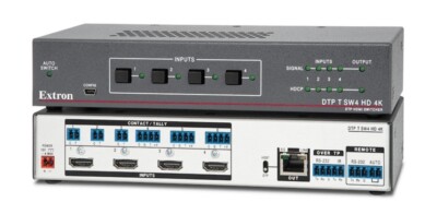 Extron DTP T SW4 HD 4K Four Input HDMI Switcher with DTP TX 60-1625-01