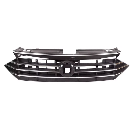 Front Bumper Upper Grille Grill W/Chrome Trim For 2019 2020 Volkswagen Jetta MK7 - Picture 8 of 12