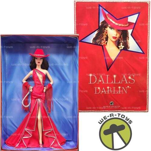 Poupée étiquette platine Barbie Dallas Darlin' Brunette 2007 Mattel L8812 pas de prix de réserve - Photo 1 sur 12
