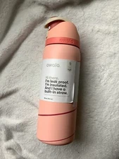 Owala Special Edition Candy Cane Lane 32oz NEW Water Bottle PINK