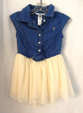 Guess Kids * Denim Top w/Flowing Chiffon Skirt * 2 T