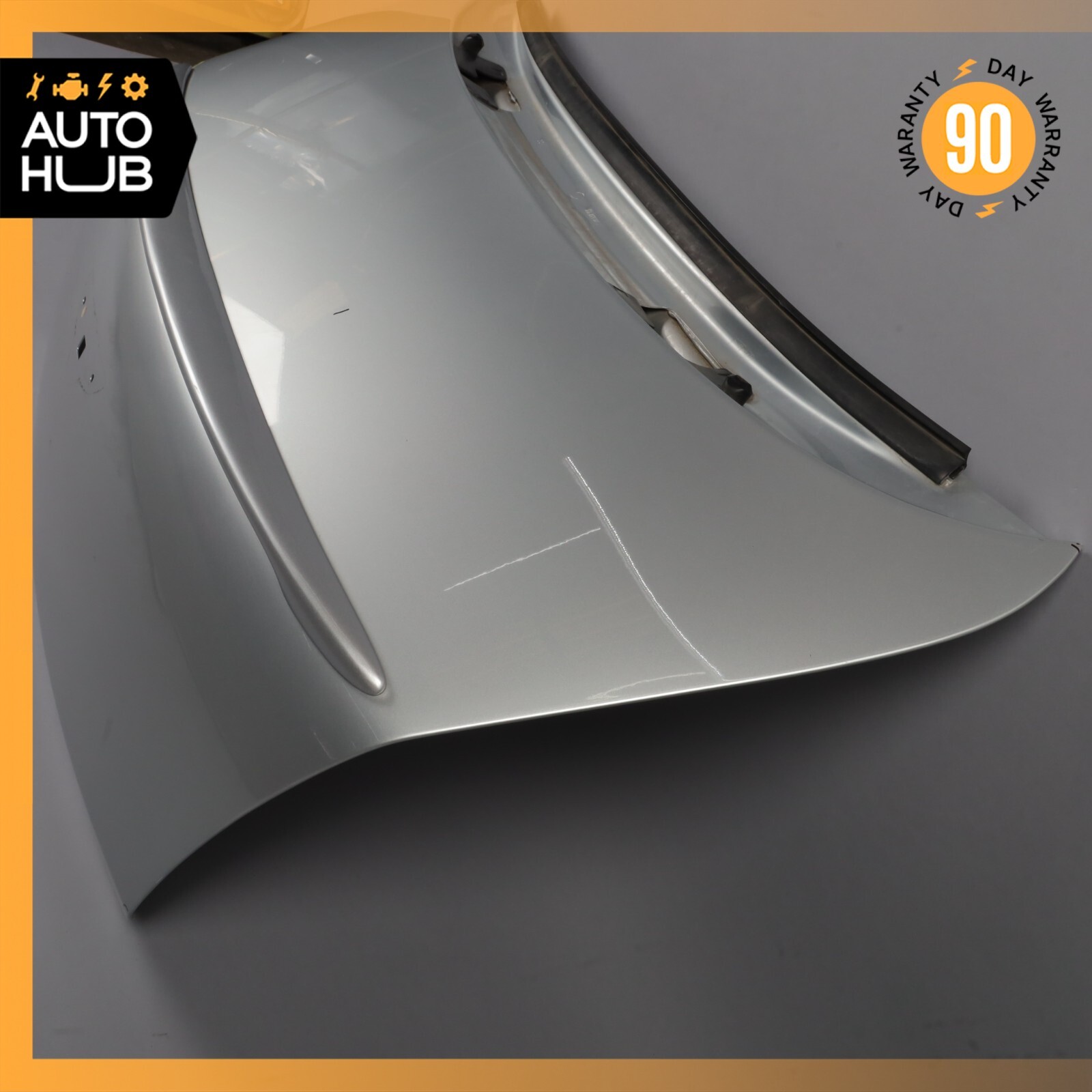 03-10 Bentley Continental GT Coupe Trunk Lid Panel Assembly Silver OEM