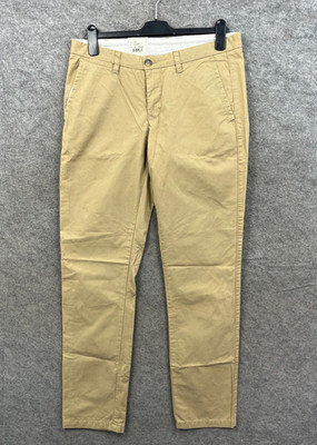 Peak Performance Herrenhose 29 x 32 beige Dixie Chinohose schmale Passform Unterteil neu mit Etikett