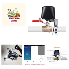 Motorized Smart Valve Watering Timer - WiFi & Bluetooth Electric Water Shutof...