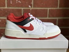 Nike Full Force Low White Black Red Size 11 Mens New Sneakers Retro Shoes