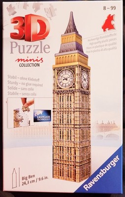 RAVENSBURGER 3D PUZZLE  '' BIG BEN / LONDON '' NEU , TOP  GESCHENKIDEE 