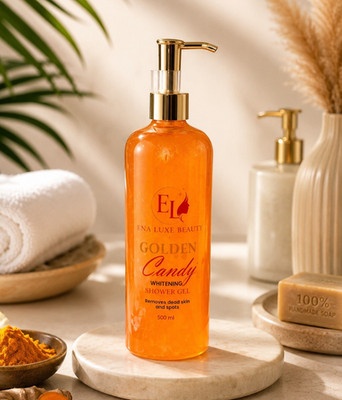 ENA LUXE BEAUTY Golden Candy Whitening Shower Gel, Gel, Unisex Body 500 ml