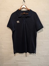 Canterbury  XL polo shirt navy top tshirt