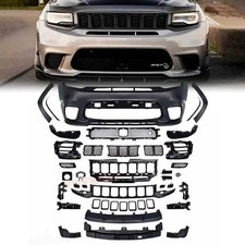 For 2014-2020 Jeep Grand Cherokee Srt Front Bumper Body Kit W Black Fog Lights For 2014-2020 Jeep Grand Cherokee Srt Front Bumper Body Kit W Black Fog Lights