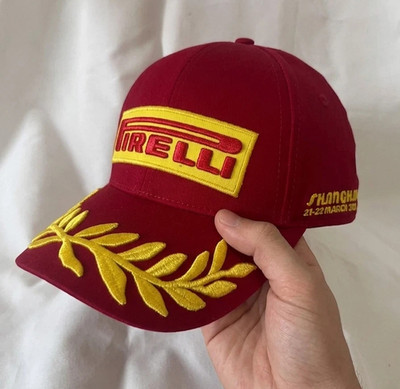 Formula 1 Pirelli Singapore GP Red Podium Cap Adjustable Unisex Racing Hat New