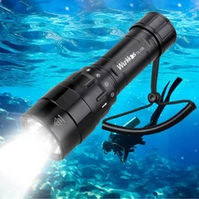 Wurkkos DL10R 4500LM Dive Light Super Bright 100M Underwater Flashlight