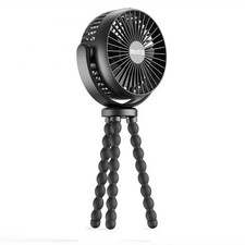 Baby Stroller Fan Hand Held Rechargeable USB Bladeless Small Folding Fans Mini V