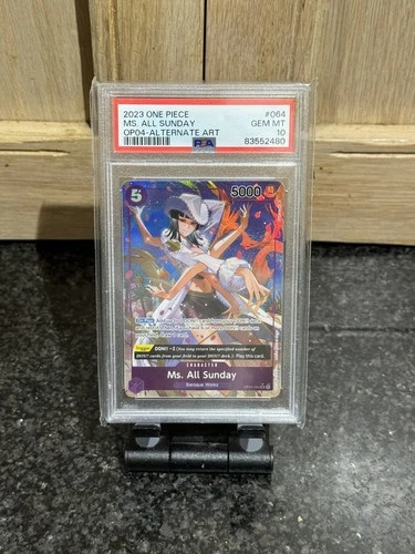 2023 ONE PIECE OP04 #064 MS. ALL SUNDAY KINGDOMS OF INTRIGUE ALT ART PSA 10