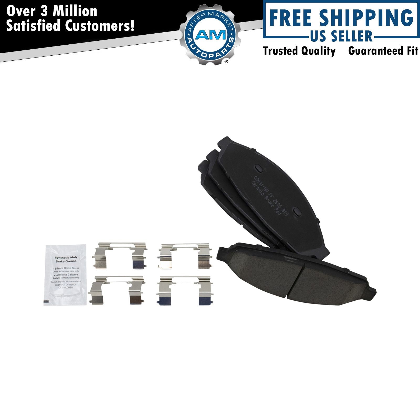 Front Ceramic Brake Pad Left LH & Right RH for Crown Victoria Town Car