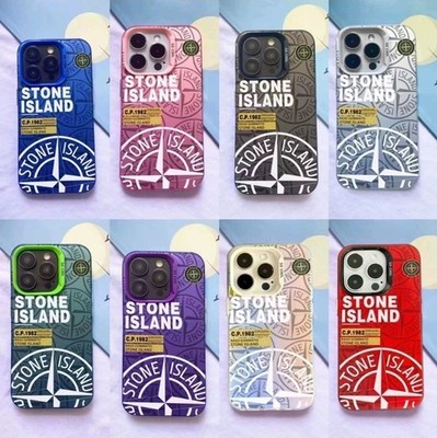 Stone Island Handyhülle für iPhone 11 12 13 14 15 16 17 18 verschiedene Farben