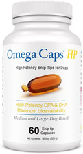 Omega Caps HP Snip Tips for Medium and Large Dogs High Potency EPA and DHA Maxim