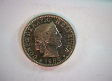 Switzerland 1983 20 Rappen Swiss Confederation (Helvetia bust) 20 Rappen Coin