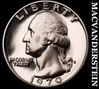 1970-S Washington Quarter- Choice Gem Proof Luster No Reserve #J6044