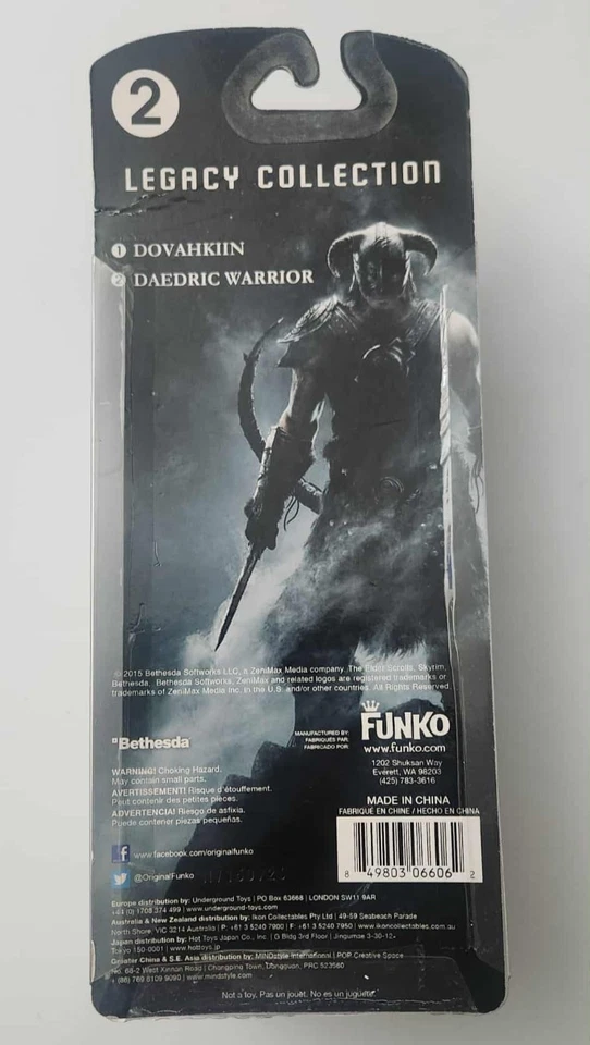 Funko Skyrim Legacy Collection 2 - Daedric Warrior 可动人偶 MOC 2015 — 第 3/3 张图片