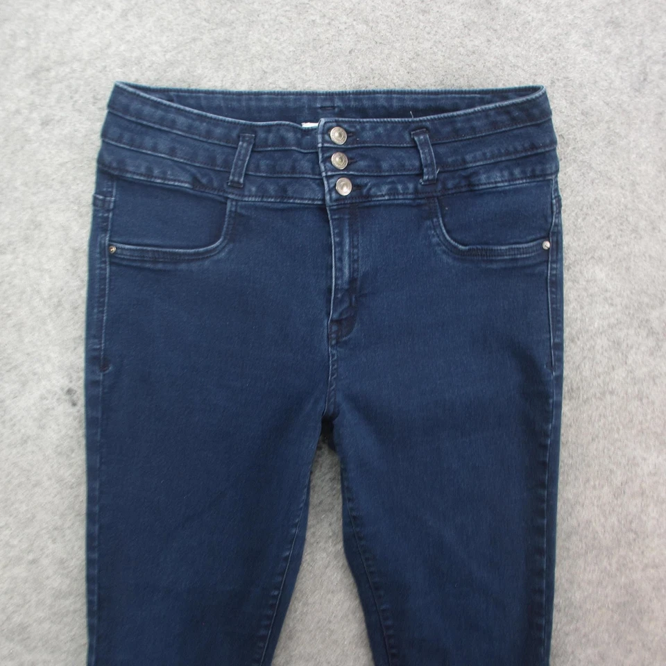 Jeans Angels Forever Young Feminino 14/15 Lavagem Escura EverShape Skinny Cintura Alta - Imagem 2 de 4