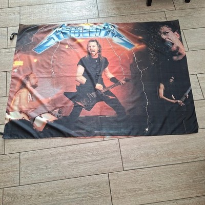 Metallica Flagge 135 x 96 cm Banner Heavy Metal Band Fanartikel