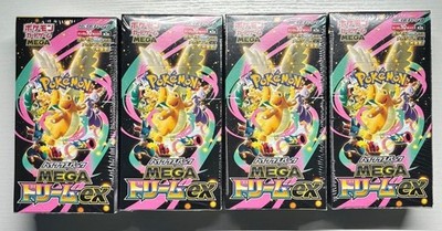 Pokemon Karten High Class Pack MEGA Dream ex Box x4 M2a Japanisch mit Schrumpf
