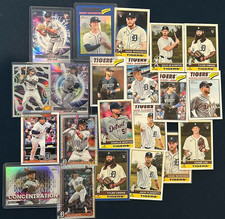 Detroit Tigers 2025 Topps Heritage, Pristine & Chrome Lot (21) Assorted