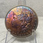 1900 Morgan Dollar Choice To Gem BU Rainbow Toned