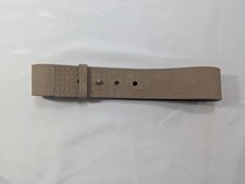 All Saints 100% Leather Mimosa Crocco Tan 2" Wide Waist Belt XS 