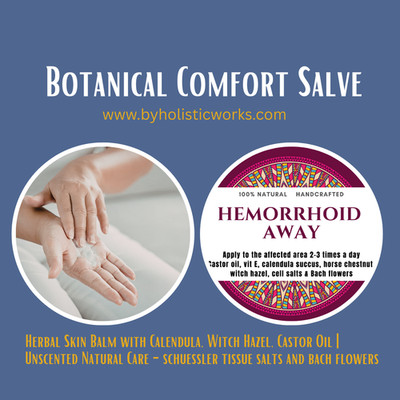 Botanical Comfort Salve | Herbal Skin Balm with Calendula, Witch Hazel & Castor