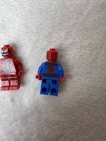 Lego Marvel Superheroes Carnage Minifig Lot #76036 Damaged/ Spiderman 