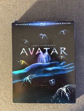 Avatar Blu-ray Three Disc 2010 Set Extended Collectors Edition w 8 Extra Hours.