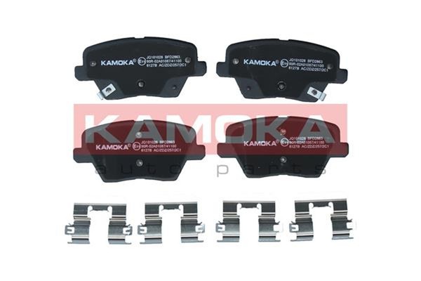 Bremsbelagsatz Scheibenbremse Kamoka JQ101028 FüR Hyundai I30 PDE PD Pden Van CD-image
