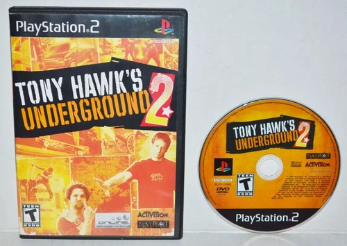 Tony Hawk's Underground 2 (Sony PlayStation 2, 2004) II PS2 Skateboarding Game🔥