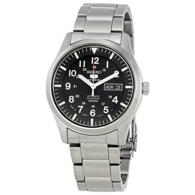 Seiko 5 Sports SNZG13J1 Automatic Black Dial 42mm New Full Set Men's Watch