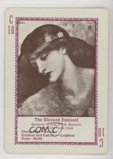 1897 US Playing Card Game of Famous Paintings The Blessed Damosel #C10 0w6