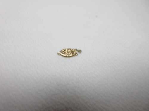 VINTAGE ORO PIENO FILIGRANA CHIUSURA GANCIO PESCE GIOIELLI REPERTI RIPARAZIONE - Foto 5 di 11