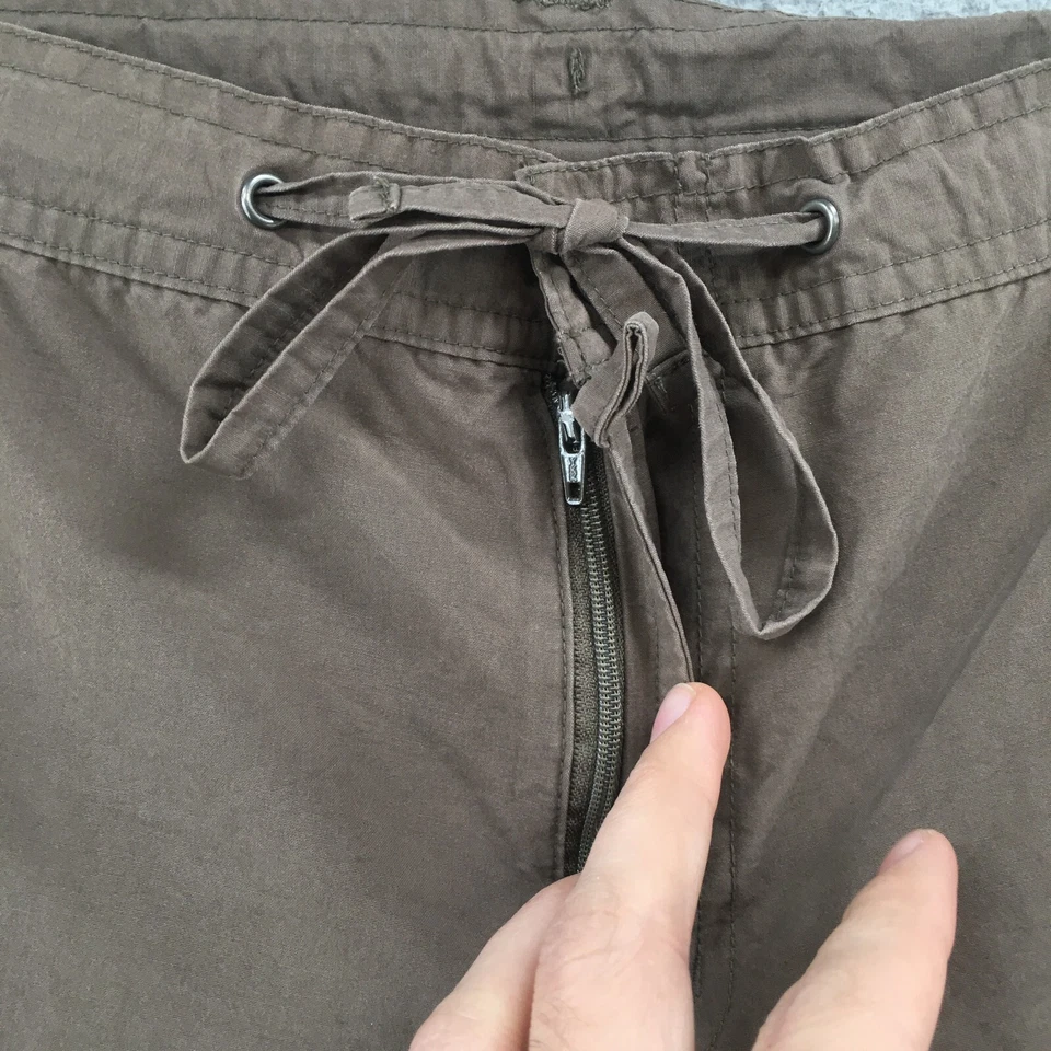 Columbia Skimmer Shorts Womens 1X (actual 40x17.5) Brown Cotton Blend High Rise - Image 3 of 4