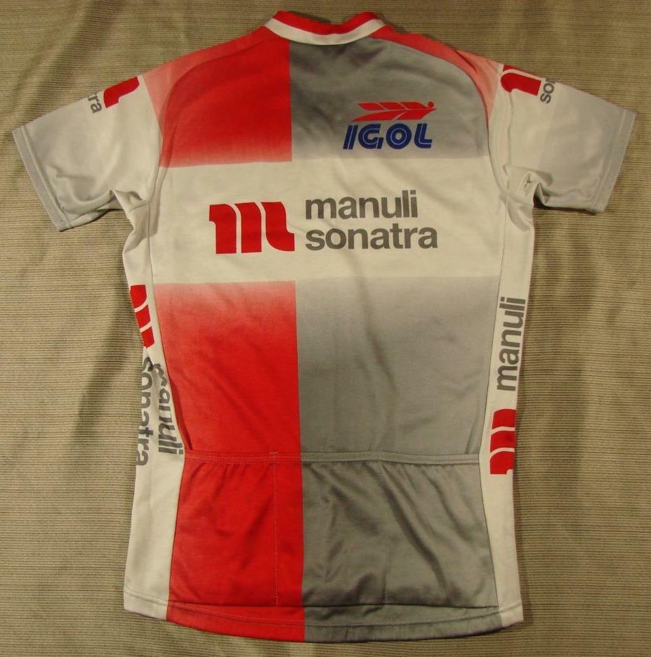 Sweat Cycliste Vintage GITANA / Noret - Acrylique Rouge - Années 70 - Taille M