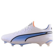 Puma King Ultimate FG AG Soccer Cleats Shoes White Mens Size 9 107097-01