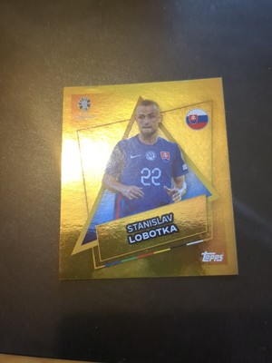 Topps UEFA EURO 2024 GERMANY - Stanislav Lobotka Gold Star Player Sticker SVK SP